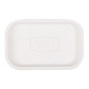 Porte-savon Blanc 16x10x3 cm