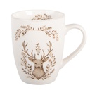 Mug Beige Brown 12x8x10 cm / 350 ml