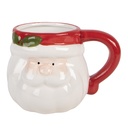 Tazza Bianco Rosso 12x8x8 cm / 300 ml