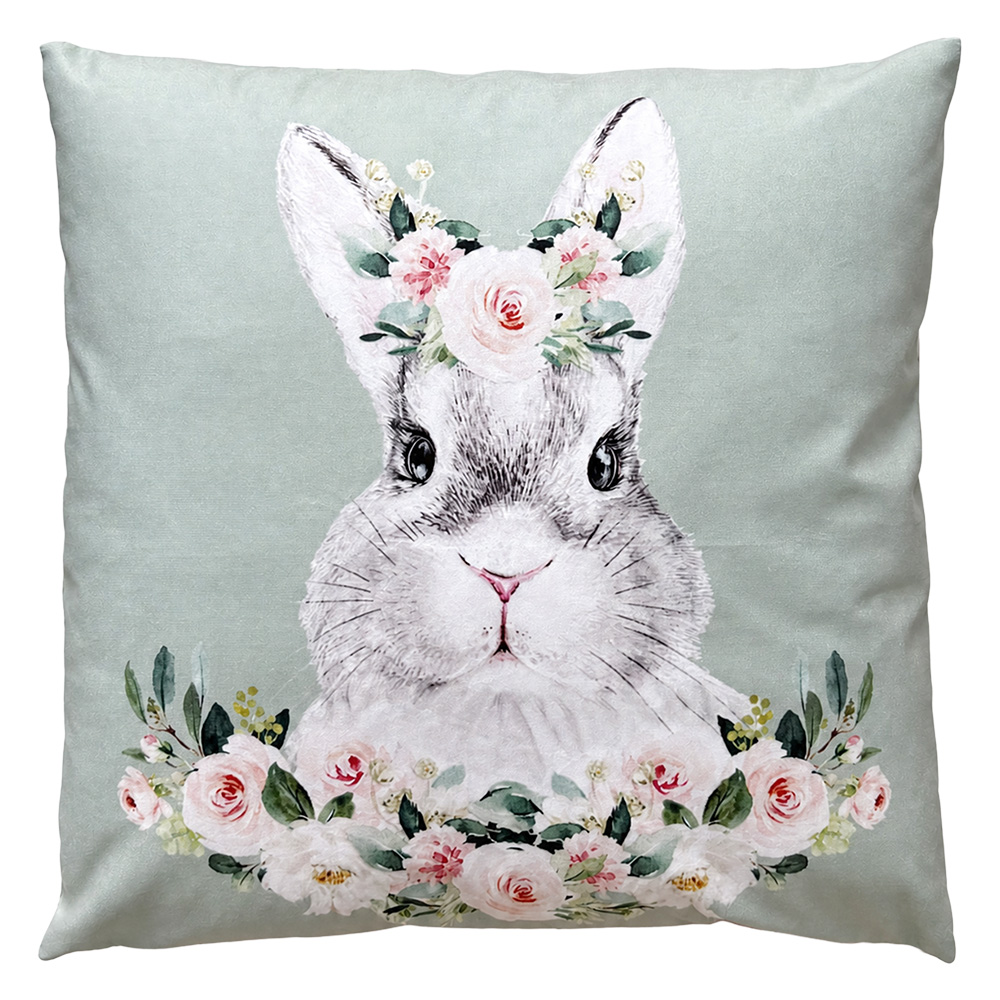Coussin rempli Vert Blanc 45x45x4 cm