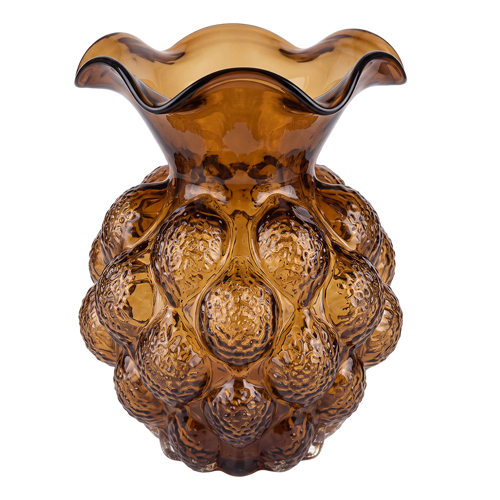 Clayre & Eef Vase Brown Glass