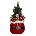 Decorazione Albero di Natale con LED Rosso Ø 30x70 cm / 3xAA