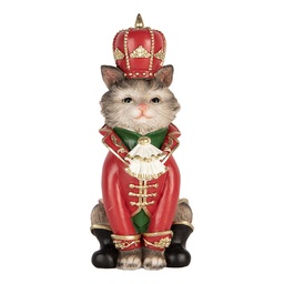 [6PR6373] Decoratie kat 8x11x21 cm