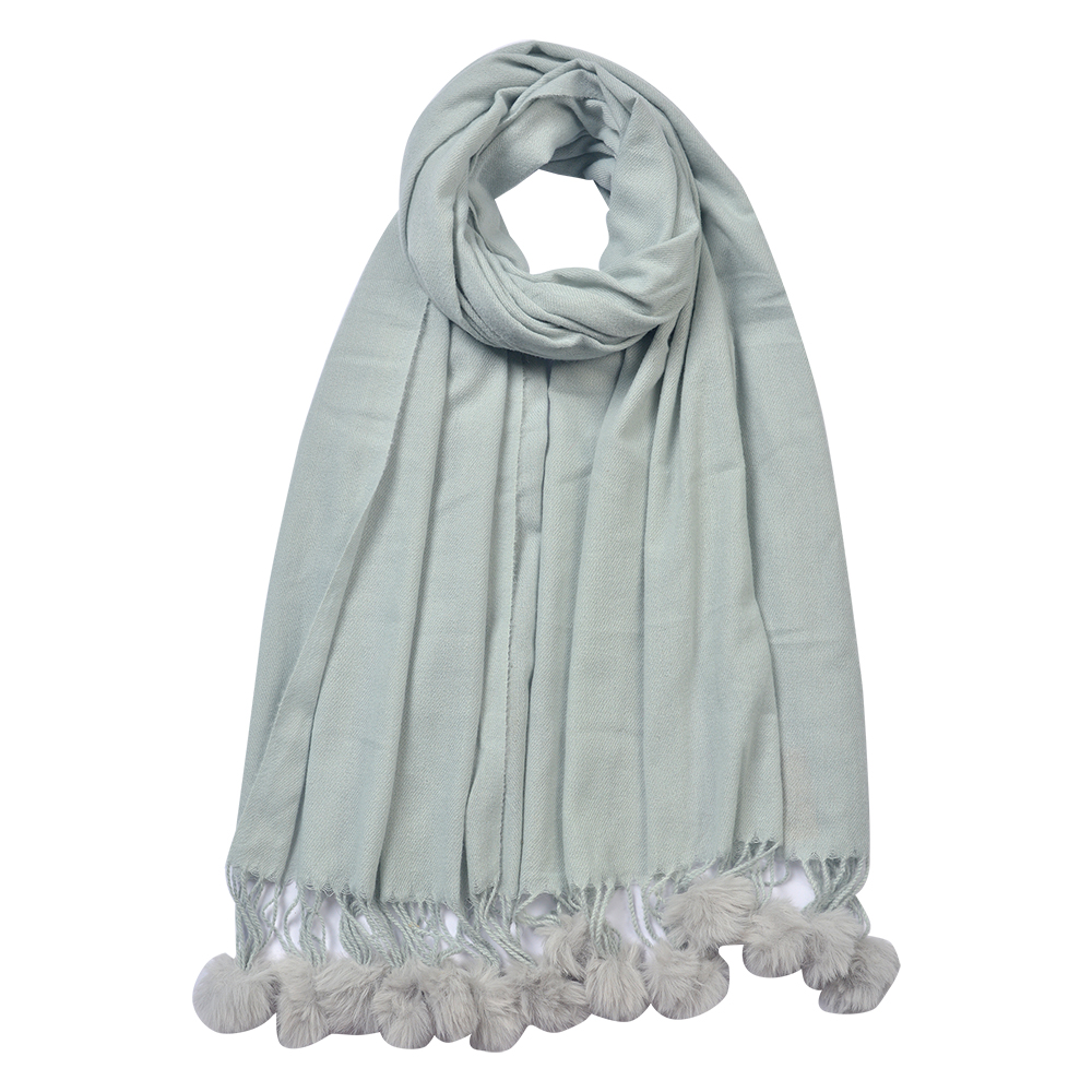 Echarpe femmes unie Gris 70x180 cm