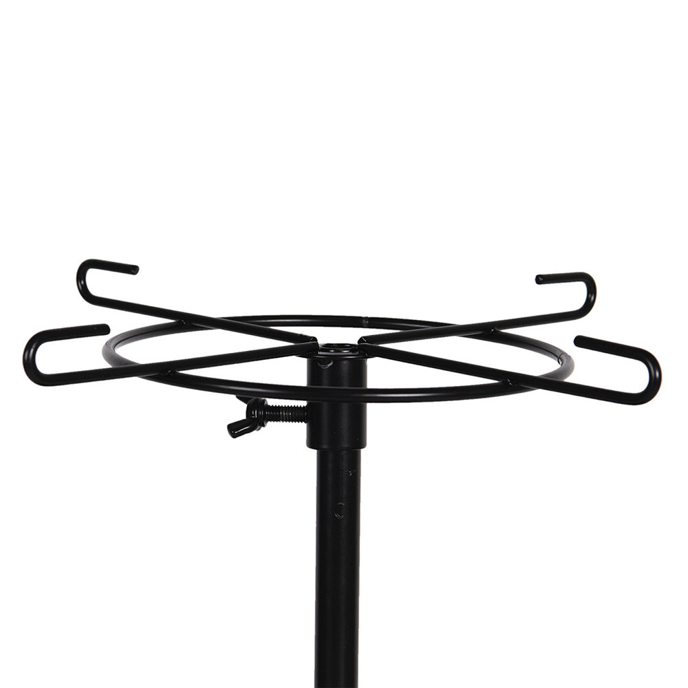 Display 4 Hooks Black Ø 25 cm