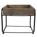 Plant Table Brown 32x26x27 cm