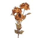 Deko Ast mit Blumen Orange Grün 10x8x76 cm