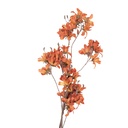 Deko Ast mit Blumen Orange Braun 14x16x120 cm