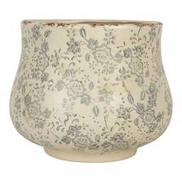[6CE2240L] Flower Pot Inside Beige Green Ø 21x17 cm