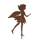 Decorative Garden Stake Elf Brown 9x1x42 cm