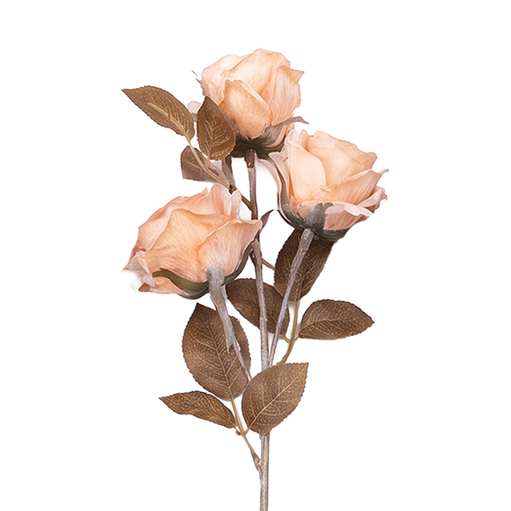 Branche décorative avec fleurs Orange 83 cm