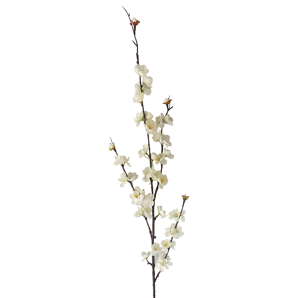 Clayre & Eef Artificial Flower White Plastic