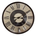 Wall Clock Brown Beige Ø 50x6 cm / 1xAA