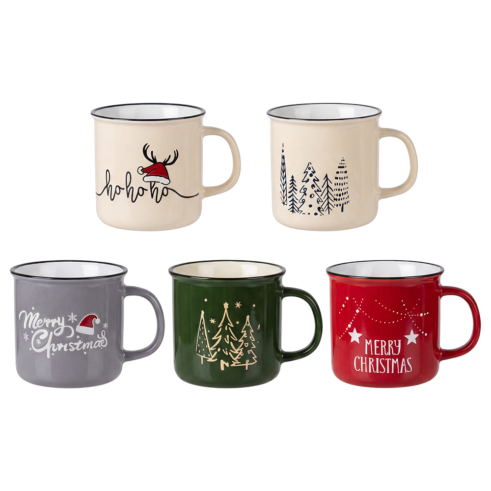 Clayre & Eef Mug Blanc Porcelaine