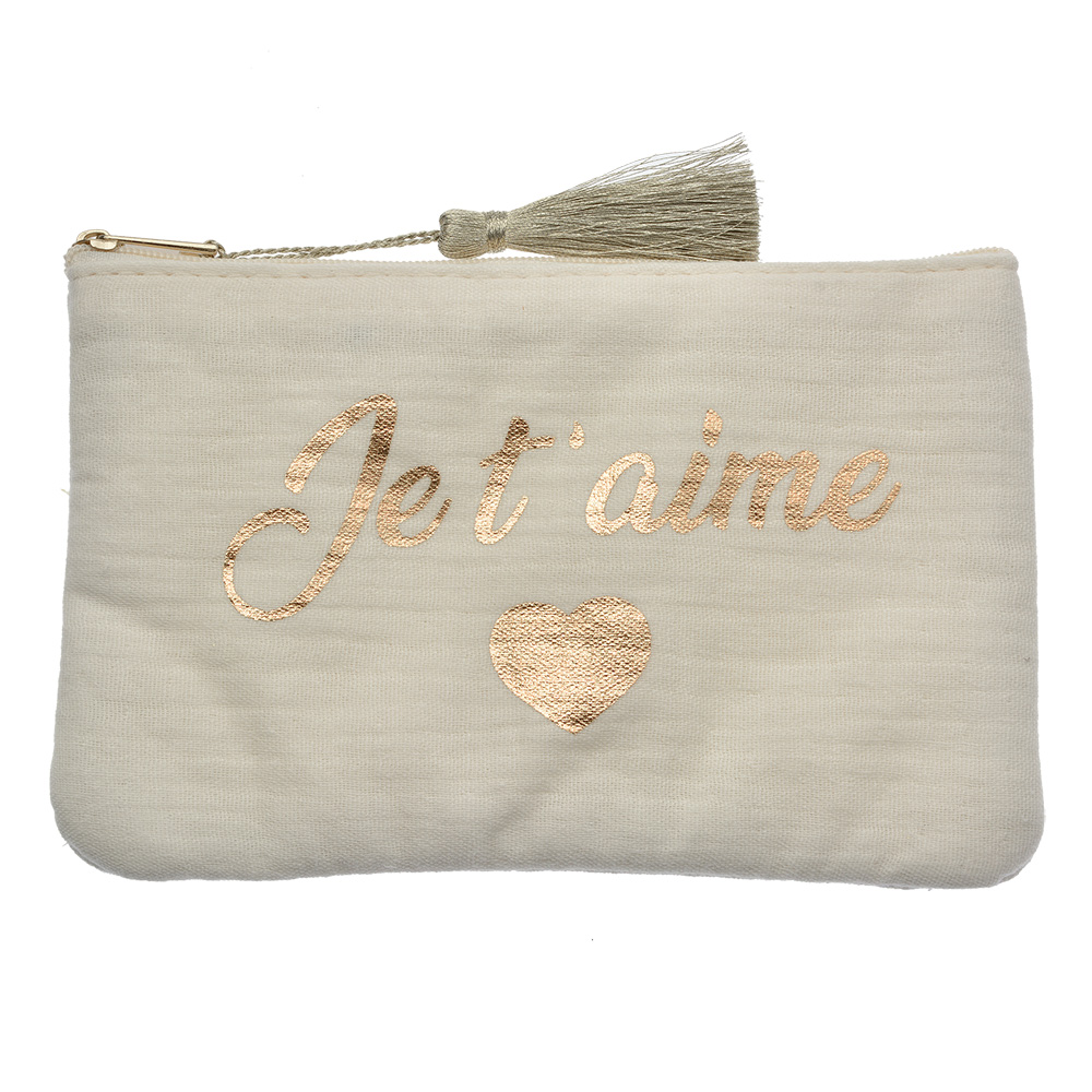 Busta toilette per donne Bianco 17x1x11 cm