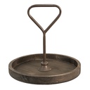 Cake Stand Brown Ø 35x33 cm