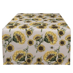 [SUS64] Tischläufer Gelb Beige 50x140 cm