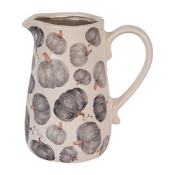 [6CECSP0002M] Pichet décoratif Beige Gris 16x12x18 cm