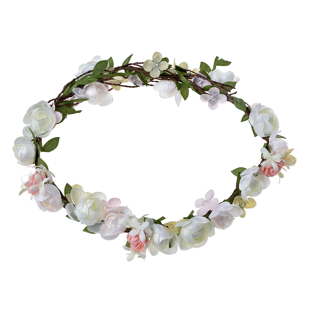 Bandeau Femme Blanc Vert