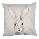 Housse de coussin Beige Marron 45x45 cm
