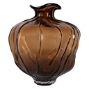 Vase Glass Brown Ø 26x31 cm