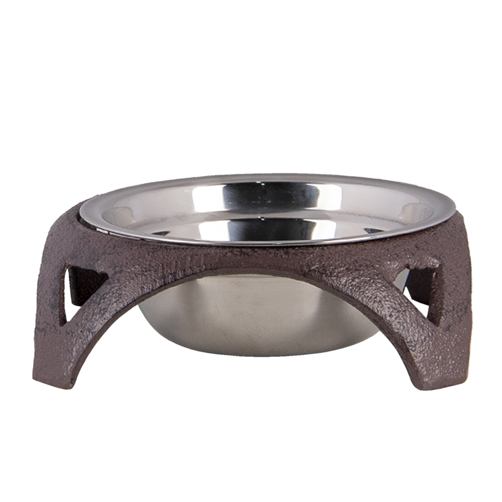 Mangeoire pour oiseaux Chien Chat Marron Ø 19x5 cm / 200 ml