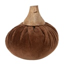 Décoration Citrouille Marron Ø 9x8 cm
