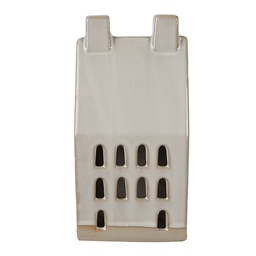 [6CE1591M] Décoration maison avec LED Beige 8x6x15 cm