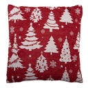 Coussin rempli Rouge Blanc 44x44x4 cm