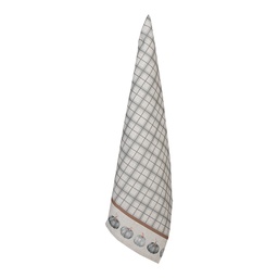[CSP42-1] Geschirrtuch Grau Beige 50x70 cm