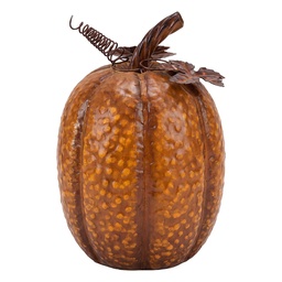 [6Y6206] Decorazione Zucca Arancio Marrone Ø 18x25 cm