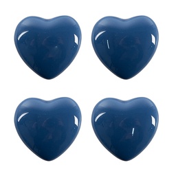 [65294] Türknopf 4-er Set Blau Ø 4x3/6 cm