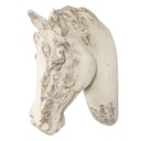 Decorazione da parete Cavallo Bianco 32x16x45 cm