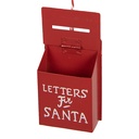 Deko Anhänger Briefkasten Rot Weiß 5x3x8 cm