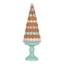 Décoration de Noël Sapin de Noël Vert Marron Ø 13x40 cm