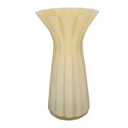 [6GL5512] Vase Glas Gelb Ø 14x23 cm