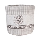 Breadbasket Beige Brown Ø 15x16 cm