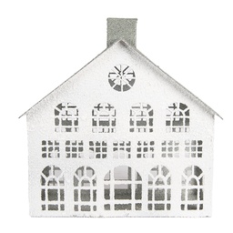 [6Y5931] Décoration Maison Blanc Gris 34x16x34 cm