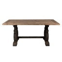 Table Brown Black 180x90x78 cm