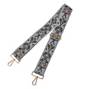 Taschengurt Beige Blau 5x140 cm