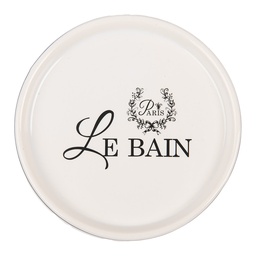 [6CE2003] Soap Dish White Ø 12x3 cm