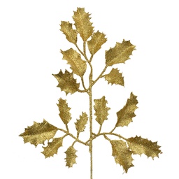 [65801] Branche de Décoration de Noël Couleur or 15x3x38 cm