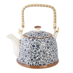 [6CETE0005] Théière avec filtre Bleu 18x14x12 cm / 700 ml