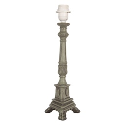 [6LMP795] Lamp base Green 14x14x42 cm E27/max 1x60W