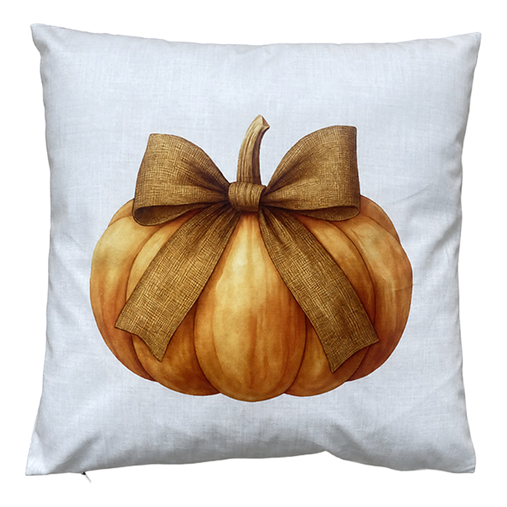 Kissen Grau Orange 45x45x4 cm