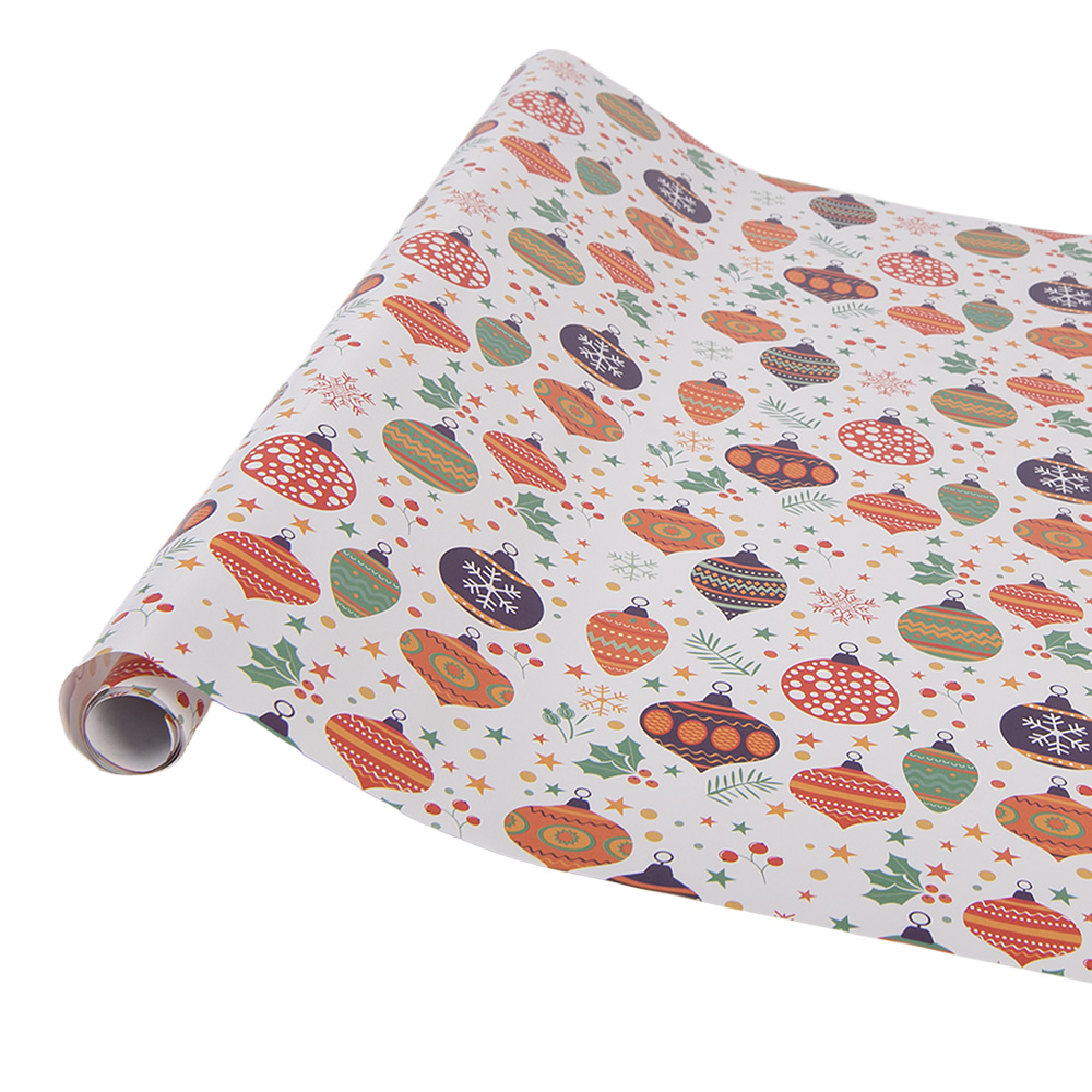 Wrapping paper (3) White Red 50x75 cm