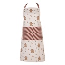 Kitchen Apron Beige Brown 70x85 cm