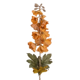[5PL0309BE] Branche décorative avec fleurs Beige 88 cm