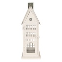 Decoration House White Green 21x14x58 cm