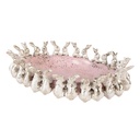 Dekorative Schale mit Kaninchen Beige Rosa 26x19x7 cm